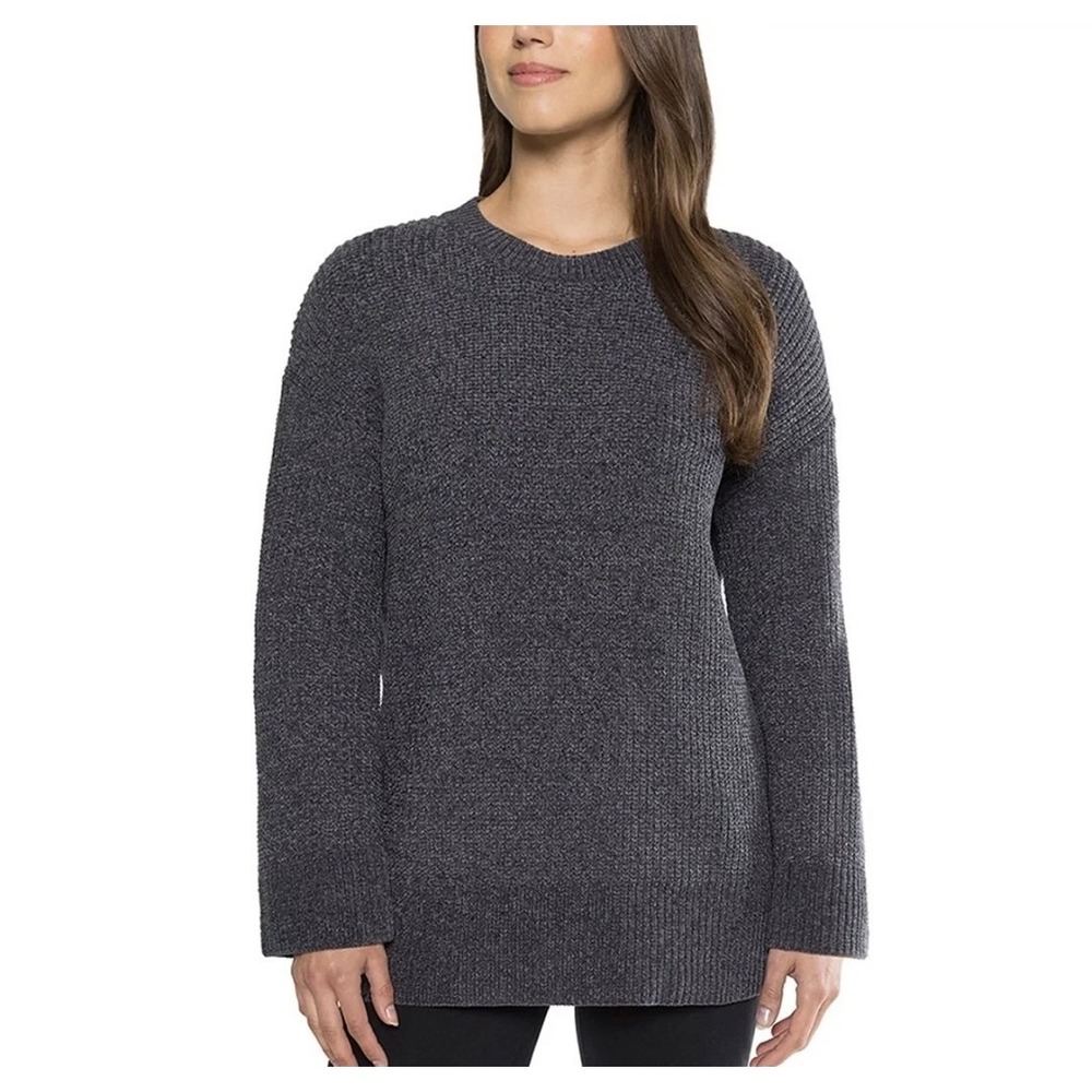 Matty M Ladies'‎ Chenille Sweater Gray Medium